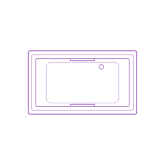 Fixtures Bathtubs Baths Toto Lloyd Soaker Bathtub Silhouette Svg Vector, Free Vectors File